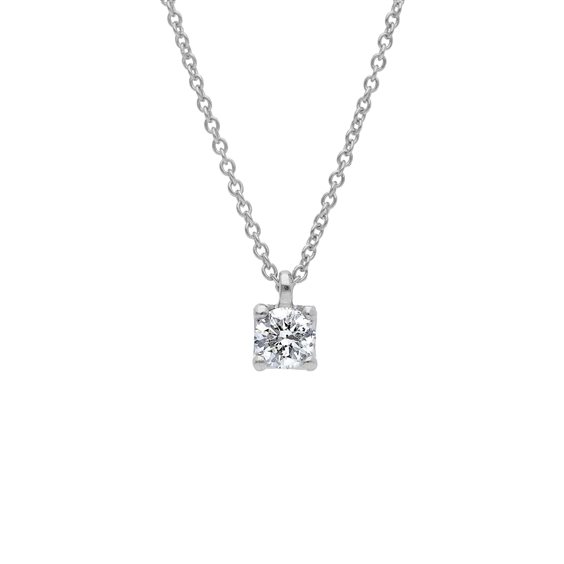 Halskette Babila Milano Dame Forever in Weißgold Diamante 0.25 Ct BBC07025C - BBC07025C